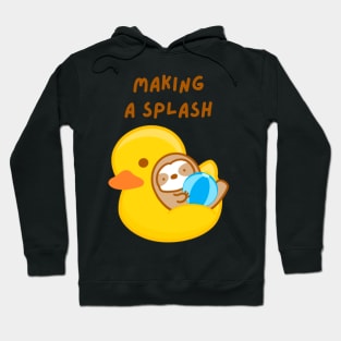 Making A Splash Pool Party Sloth Hoodie